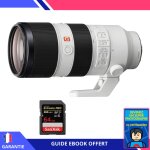 Sony fe 70 - 200mm f / 2. 8 gm oss + 1 sandisk 64gb uhs - ii 300 mb / s + ebook 'devenez un super photographe' ...