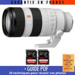 Sony fe 70 - 200mm f2. 8 gm oss ii + 2 sandisk 128gb extreme pro uhs - ii sdxc 300 mb / s + guide pdf ...