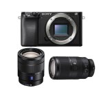Sony hybride alpha 6100 noir + objectif 16 - 70 f / 4 oss + objectif 70 - 350mm f / 4. 5 - 6. 3 g oss ...