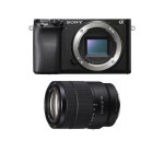 Sony hybride alpha 6100 noir + objectif sel 18 - 135 f / 3. 5 - 5. 6 oss