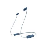 Sony wi - c100 - ecouteurs avec micro - intra - auriculaire - tour de cou - bluetooth - sans fil - bleu ...