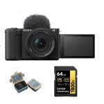 Sony zv - e10 ii + 16 - 50mm f / 3. 5 - 36 oss (noir) + kingma 2000mah battery (sony np - fz100) + carte ... Sony zv - e10 ii + 16 - 50mm f / 3. 5 - 36 oss (noir) + kingma 2000mah battery (sony np - fz100) + carte ...