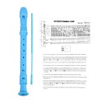 Soprano fl�te a bec instrument 8 trous descant treble fl�te abs pour les enfants etudiants salle de classe ...