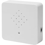 Soundbox blanc avec chant des oiseaux - 12 cm - haut - parleur avec dtecteur de mouvement - dcoration ...