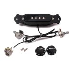 Soundhole précâblé active pickup 4 cordes pour cigar box pièces de guitare accessoires Soundhole précâblé active pickup 4 cordes pour cigar box pièces de guitare accessoires