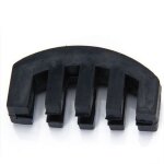 Sourdine de 4 / 4 violon noir en caoutchouc