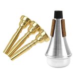 Sourdine de trompette rythmique avec embouchure de trompette (3c 5c 7c) lgre pour tous