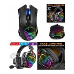 Souris gamer sans fil 2. 4ghz 6 boutons 4800dpi + casque 7. 1 sans fil spirit of gamer rgb bluetooth ...