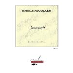 Isabelle aboulker : souvenir choeur 4 voix mixtes - satb - partitions pour chorales satb and piano 97905603866 ...