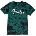 Spaghetti logo tie - dye t - shirt blue l