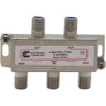 Splitter satellite 4 voies, partiteur d'antenne avec connecteur effe, r�partiteur antenne, distributeur ...