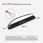 Spot lumineux led intgr sur rail magntique moderne, eclairage d'nik, luminaire dcoratif de plafond, ...