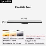 Spot lumineux led intgr sur rail magntique moderne, eclairage d'nik, luminaire dcoratif de plafond, ...