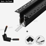 Spot lumineux led intgr sur rail magntique moderne, eclairage d'nik, luminaire dcoratif de plafond, ...