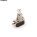 Spst ¿ interrupteur de guitare electrique a p�dale, 1 pi�ce, bouton - poussoir momentan�, doux, tactile ...