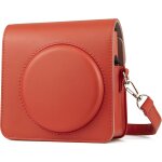 Sq1 housse de protection en cuir pour appareil photo fujifilm instax square sq1 ¿ etui de transport ...