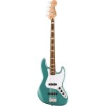 Squier affinity series active jazz bass il mystic sea foam green basse electrique