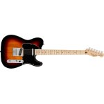 Squier by affinity series telecaster, guitare electrique, touche en erable, plaque de protection noire, ...