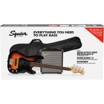 Squier pack affinity series precision bass pj - 3 - color sunburst