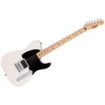 Squier sonic esquire h mn arctic white guitare electrique
