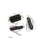 Ssh guitar pickup set single coil & humbucker micros pour guitares electriques Ssh guitar pickup set single coil & humbucker micros pour guitares electriques