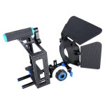 Stabilisateur de poigne d'appareil photo reflex numrique rig, systme de mise au point, nikon d7200 ...
