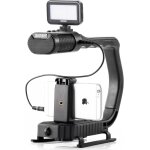 Stabilisateur portable et lumières led vidéo pour skateboard dji osmo iphone 15 14, poignée et micro ... Stabilisateur portable et lumières led vidéo pour skateboard dji osmo iphone 15 14, poignée et micro ...