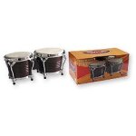 Stagg bw - 200 - ch - bongos latins en bois de 7, 5'' et 6, 5'', finition merisier