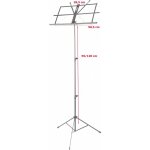 Stagg mus - a25 bk - lutrin 3 sections en acier Stagg mus - a25 bk - lutrin 3 sections en acier