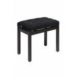 Stagg pb36 rwm vbk - banquette de piano, couleur palissandre mat, avec pelote en velours noir