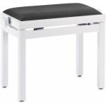 Stagg pb39 whm vbk - blanc mat, pelotte velours noir