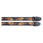 Stagg ste flame - sangle guitare motif  flame