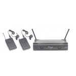 Stagg suw 50 ll eg eu - syst�me de micros - cravates sans fil uhf true diversity 2 canaux