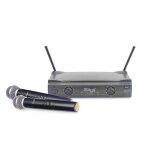 Stagg suw 50 mm fh eu - syst�me de microphones � main sans fil uhf true diversity 2 canaux