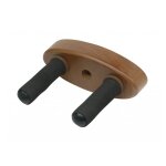 Stagg uvmh - wn ova - support mural avec embase ovale en bois - ukuleles, mandolines, violons