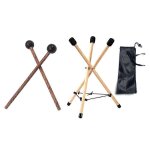 D stand handpan stand bois sal caisse claire structure de trpied d support pour percussion de 10 a ...