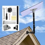 Starlink kit de montage rglable pour starlink internet kit satellite support de toit starlink avec adaptateur ...