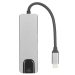 Station d'accueil 5 en 1 type - c avec 2 ports usb hd multimedia et port rj45 / type - c