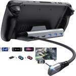 Station d'accueil 5 en 1 avec hd 2. 0 4k @ 60 hz, 3 ports usb 3. 0, pd 100 w, accessoires de pont vapeur ...