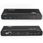 Station d'accueil 5k / dual 4k, 2x(hdmi + displayport), 4xusb30, 2xusb - c, hte chargeant jusqu'a 65w, ...