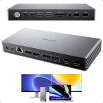 Station d'accueil displaylink avec secteur 120 w, station d'accueil usb c double moniteur pour macbookm1 ... Station d'accueil displaylink avec secteur 120 w, station d'accueil usb c double moniteur pour macbookm1 ...