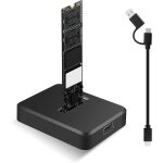 Stations d'accueil pour disques durs - station d'accueil double protocole m. 2 nvme 10 gbps sata 5 gbps, ...
