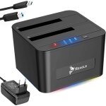 Station d'accueil dual sata - prend en charge 2 disques durs / ssd jusqu'a 16 to, clonage hors ligne, ...