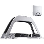 Station d'accueil, hub usb c 10 en 1 avec support d'ordinateur amovible, hdmi 4k@30hz, usb 3. 0, sd / ...