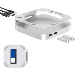 Station d'accueil et support en aluminium 40 gbit / s pour mac mini m4 et m4 pro 2024 avec botier ssd ...