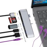 Station d'accueil pour surface laptop 5 / laptop 4 / laptop 3, surface laptop 5 hub avec 4k hdmi, usb ...