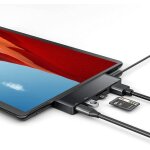 Station d'accueil surface pro x usb c, adaptateur surface pro x avec hdmi 4k, chargement usb c pd, prise ...