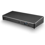 Com station d'accueil thunderbolt 3 double affichage 4k 60 hz pour pc portable avec lecteur de carte ...