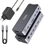 Station d'accueil usb c avec bloc d'alimentation 65 w 15 en 1 usb c dp&dual hdmi single 8k triple 4k ... Station d'accueil usb c avec bloc d'alimentation 65 w 15 en 1 usb c dp&dual hdmi single 8k triple 4k ...