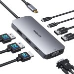 Station d'accueil usb c dual displayport, hub usb c 8 en 1 avec 2 dp, hdmi, vga, usb c 2. 0, 2 usb a ... Station d'accueil usb c dual displayport, hub usb c 8 en 1 avec 2 dp, hdmi, vga, usb c 2. 0, 2 usb a ...
